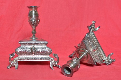 Bougeoir style renaissance - 2x,
