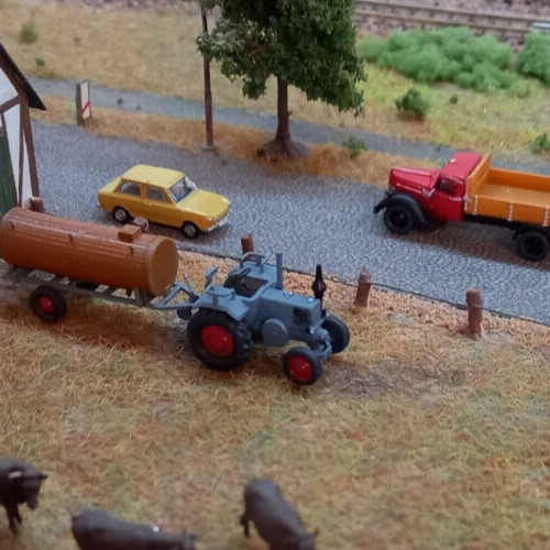 Lanz bulldog tracteur avec - bulldog,