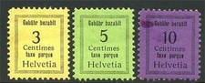Suisse Vignette Timbres MH Hr