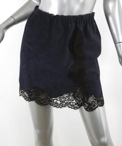 Chloe womens navy blue suede - chloe,
