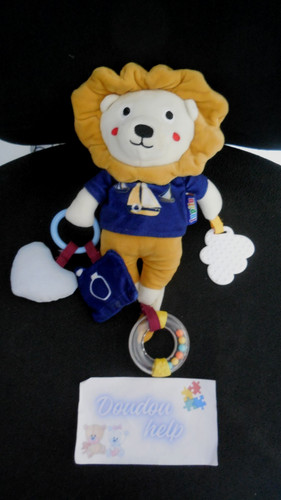 Doudou peluche activité lion - doudou,