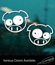 (Pair) Rally Pig STICKER VINYL