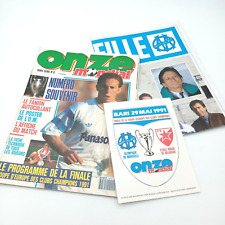ONZE MONDIAL 1991 HORS SERIE 6 MARSEILLE vs Etoile Rouge +Sticker + Poster géant