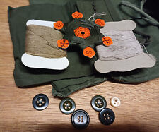 Authentique ancienne trousse de couture militaire hollandaise complète