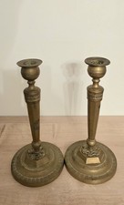 Paire de Bougeoirs ciselés
