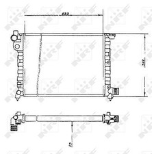 Nrf radiateur refroidissement - radiateur,,