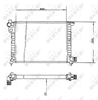 Nrf radiateur refroidissement - nrf, radiateur,