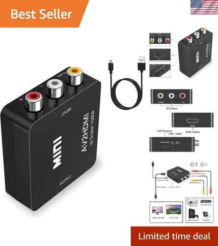 Adaptateur rca vers hdmi pour - vers,