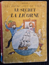 Tintin - Le Secret de la Licorne A20 - Dos Blanc - EO de 1943