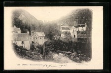 CPA Gèdre, Route de Gavarnie