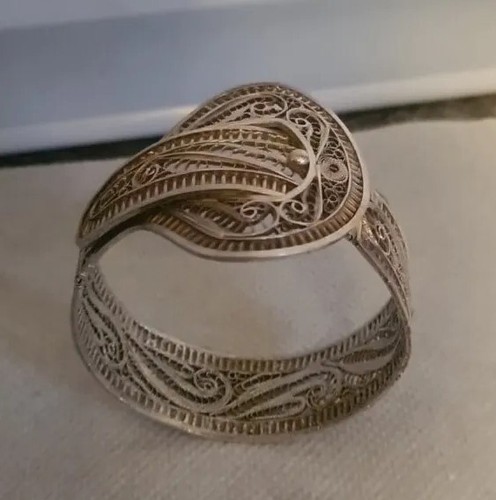 Ancien bracelet argent - bracelet, en