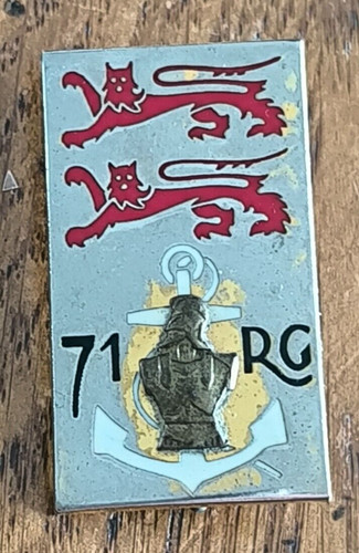 Insigne régiment du - insigne, 71°