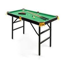Table de Billard Pliable 122 Cm avec Ensemble D'accessoires Table de Jeu Billar