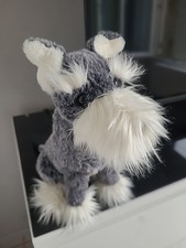 Peluche Doudou Chien Lawrence le schnauzer - Jellycat Ttbe Haut 26cm Env