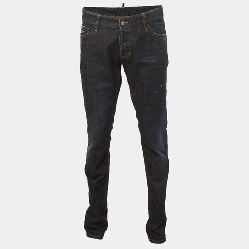 Jean slim denim vieilli - en,