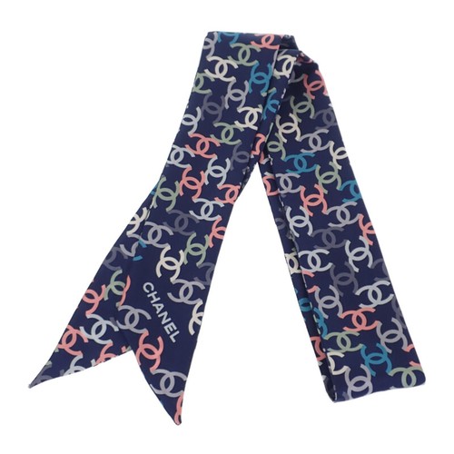 Foulard chanel bleu - foulard,