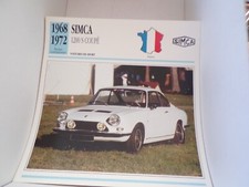 FICHE CARD carte car