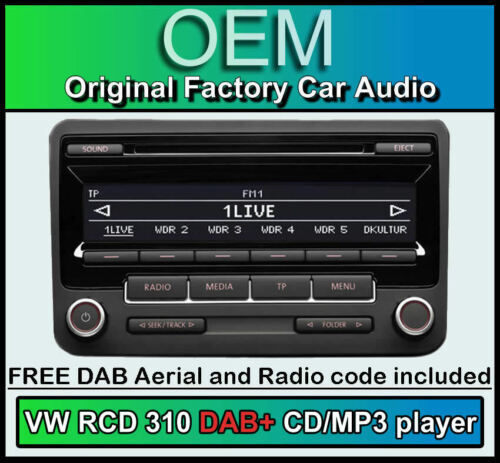 Rcd 310 dab numérique - vw,