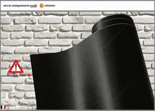 film vinyle alu brossé noir thermoformable sticker adhésif covering 152cm x 50cm