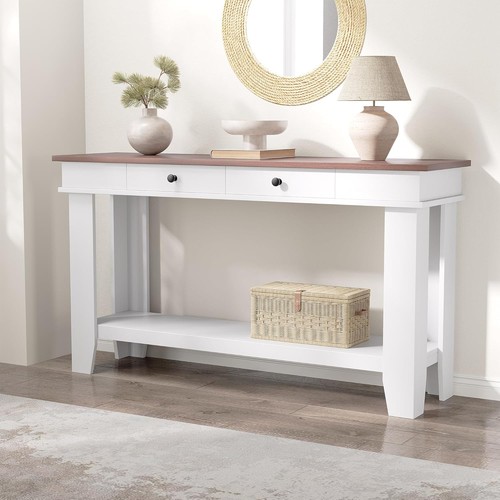 Wooden console table - 54",