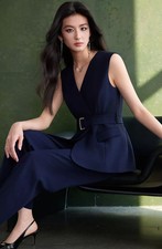 Completo femme élégant bleu - completo,