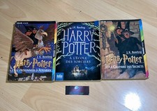 Lot 3 livres Harry Potter folio Junior vintage J.K Rowlings