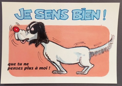 Carte postale humoristique - postale,