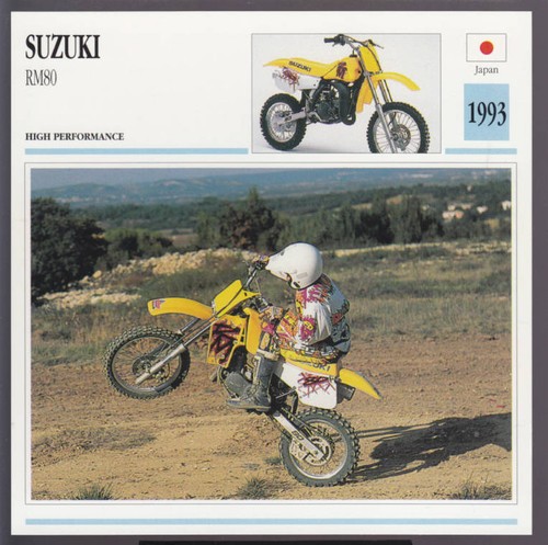 1993 suzuki rm80 japan - 1993, (80cc)