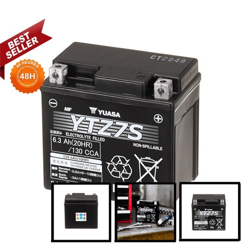Batterie moto yuasa ytz7s 12v - batterie,