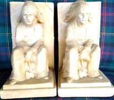 Paire Serre Livres Anciens Indiens Plâtre Numérotés  Germany