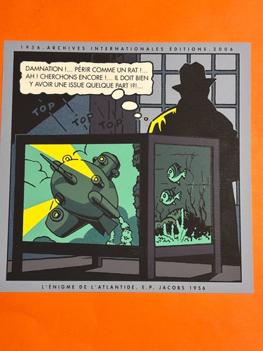 Jacobs serigraphie carte - jacobs,