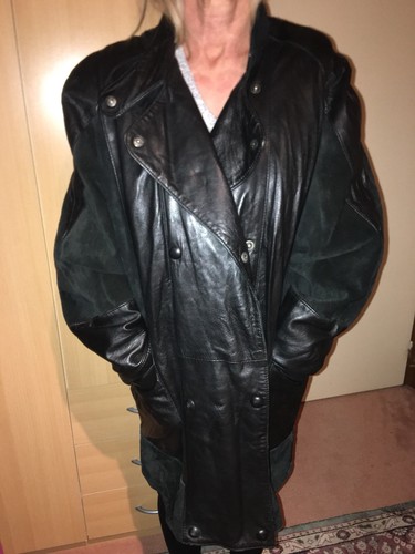 Manteau cuir agneau daim - manteau,