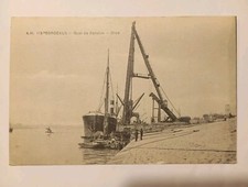 CPA, BORDEAUX (33), Quai de Bacalan, Grue, Bateau 1919