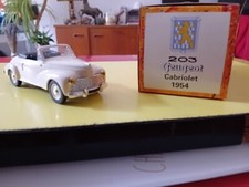 1/43 PEUGEOT 203 CABRIOLET 1954 NOREV AVEC SA BOÎTE