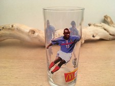 Verre Coca-Cola joueurs français coupe du monde 1998 - Mac Do