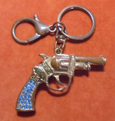 Porte clés laiton joli - laiton,