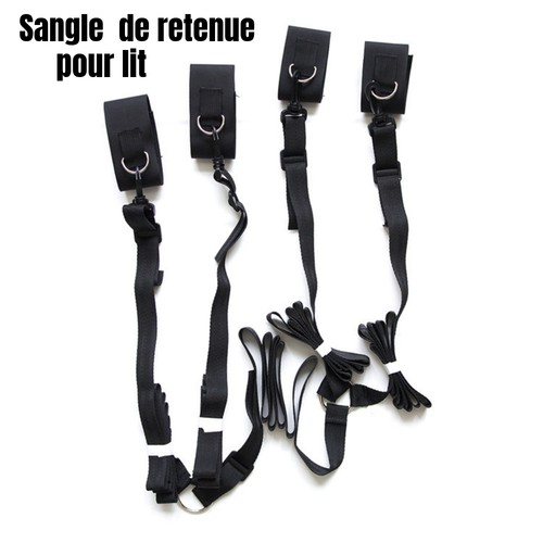 Sangle lit menottes noir - lit,