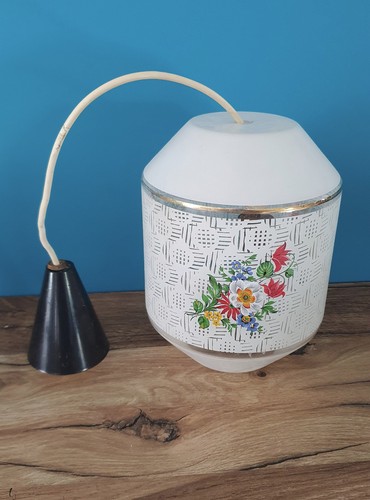 Lustre avec décor - bouquet, de
