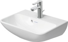 Lavabo Duravit ME by Starck, sans trou de robinetterie, trop-plein, avec