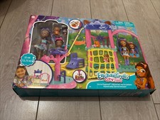 Coffret Parc Aire de Jeux Enchantimals - Poupees Ecureuils, Animaux, Accessoires
