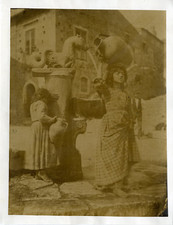 Italia, Costumi - Wilhem von Gloeden vintage albumen print Tirage albuminé  