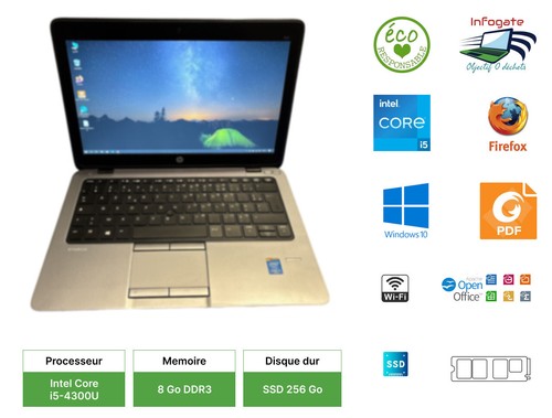 Elitebook 820 5 core - 12"5,