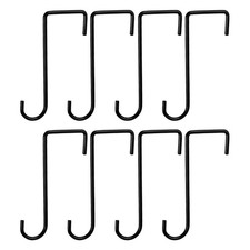 Crochets de patio solides 8 pièces cintres en métal pour mangeoires à oiseaux