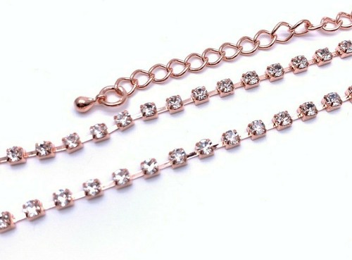 Rose strass diamant femmes - diamant,
