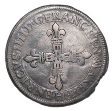 France - Henri IV, 1/4 d'Ecu