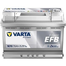 Batterie Voiture VARTA blue dynamic Efb N70, 70 Ah 760 A / Neuve