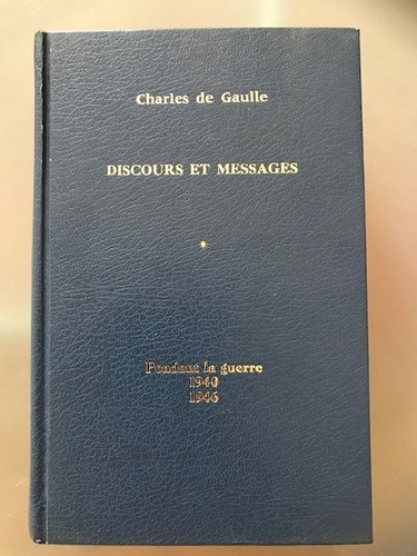Charles gaulle discours et - charles,