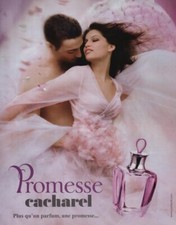 Publicité papier Parfum. Perfume ad. CACHAREL Promesse 2005 France