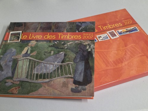 Livre des timbres - des, france