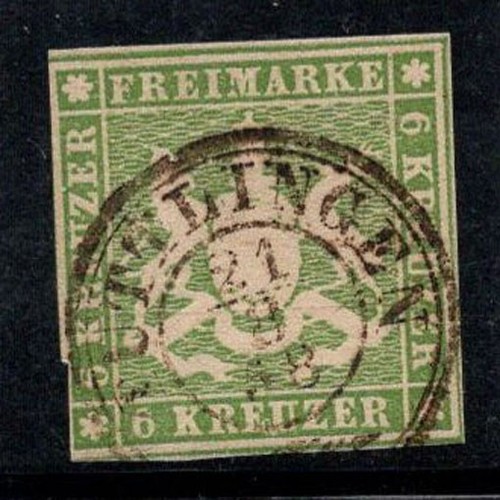 Wurtemberg 1857 8 - wurtemberg, mi.